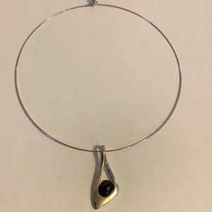 Lia Sophia Choker black pendant